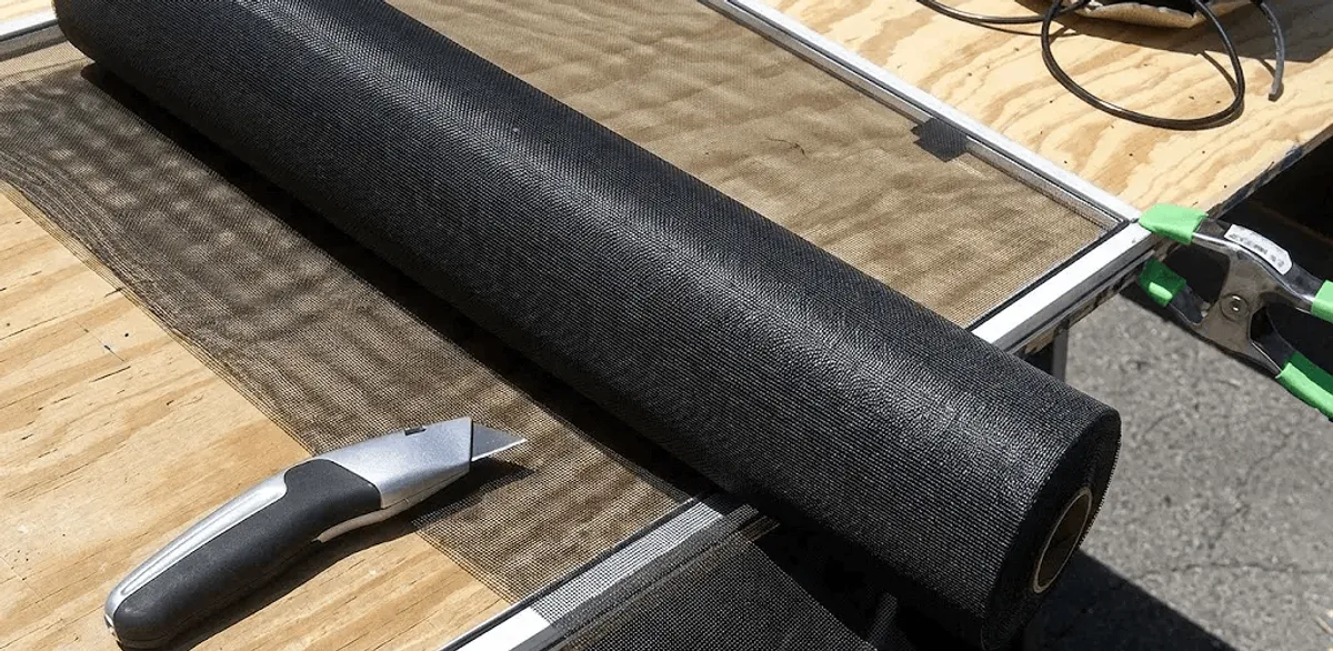 Window screen replacement materials and tools for screen repair in Tempe, AZ